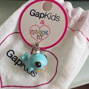 GAP Kids Charm It! Teal Whale Charm